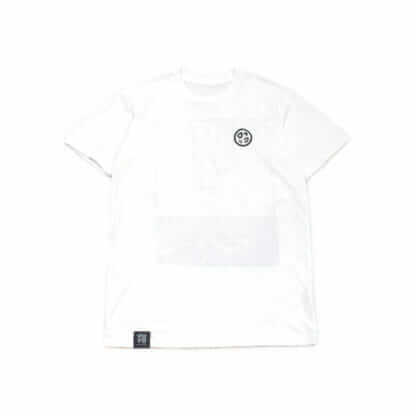Levitate (Feet): Graphic White Tee - front